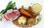 Картофельный суп со свиными ребрышками Суп из ребрышек свинины с картошкой рецепт